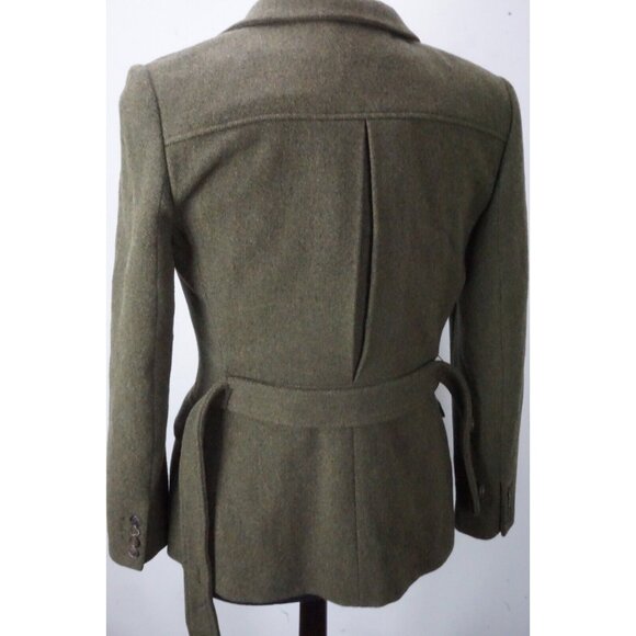 Ralph Lauren Purple Label RLPL Green Tweed Norfolk Cashmere Blend Jacket 12 NEW - Picture 4 of 7